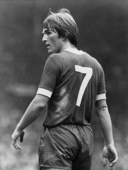 Scottish footballer and Liverpool player Kenny Dalglish at the Football Association Charity Shield match at Wembley Stadium against Manchester United.  Dalglish played for Celtic and Liverpool during his career and managed the Anfield team to three league titles. He has 102 caps for his country and scored 30 international goals, both unique achievements in Scottish football.   (Photo by Central Press/Getty Images)